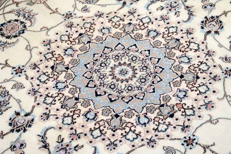 ペルシャ絨毯 253x166cm ナイン カーペット ラグ 玄関マット persian rug バヤットノマド