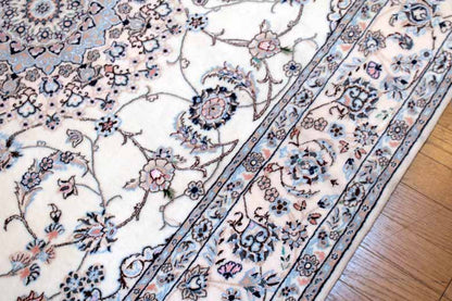 ペルシャ絨毯 253x166cm ナイン カーペット ラグ 玄関マット persian rug バヤットノマド