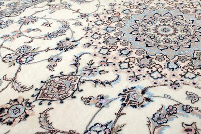 ペルシャ絨毯 253x166cm ナイン カーペット ラグ 玄関マット persian rug バヤットノマド