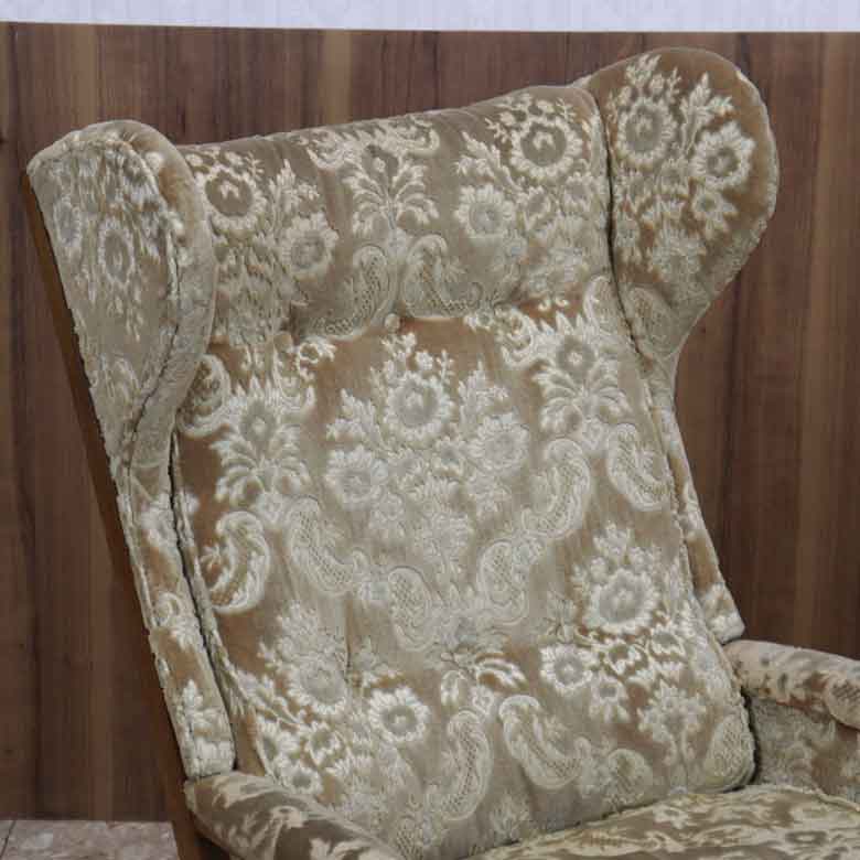 ウイングチェア CINTIQUE 1人掛けソファ ヴィンテージ イギリス ミッドセンチュリー