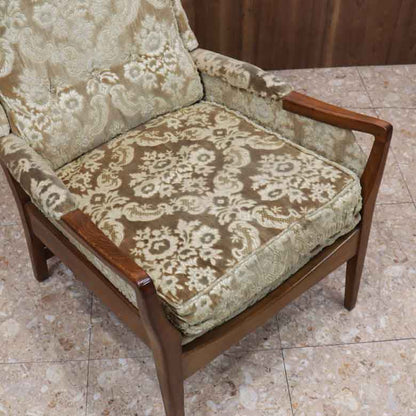 ウイングチェア CINTIQUE 1人掛けソファ ヴィンテージ イギリス ミッドセンチュリー