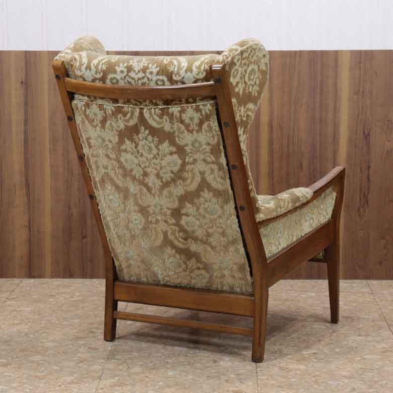 ウイングチェア CINTIQUE 1人掛けソファ ヴィンテージ イギリス ミッドセンチュリー