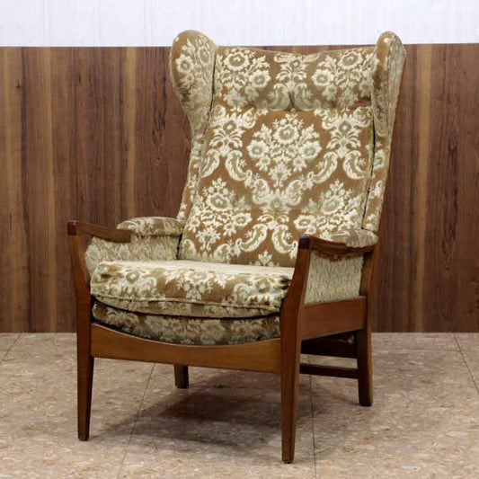 ウイングチェア CINTIQUE 1人掛けソファ ヴィンテージ イギリス ミッドセンチュリー