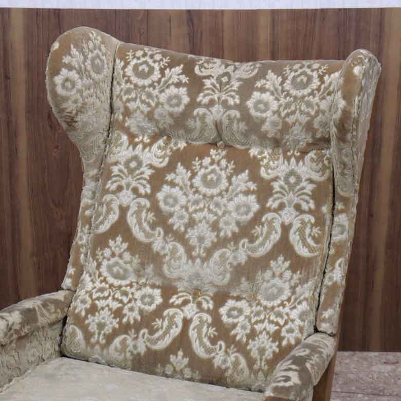 ウイングチェア CINTIQUE 1人掛けソファ ヴィンテージ イギリス ミッドセンチュリー