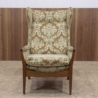 ウイングチェア CINTIQUE 1人掛けソファ ヴィンテージ イギリス ミッドセンチュリー