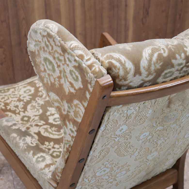 ウイングチェア CINTIQUE 1人掛けソファ ヴィンテージ イギリス ミッドセンチュリー