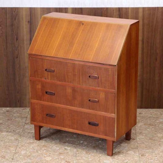 ライティングデスク イギリス 完成品 チーク 鍵なし ヴィンテージ