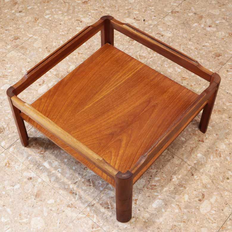 ガラストップテーブル Myer ローテーブル ヴィンテージ 木製 レトロ ミッドセンチュリー 北欧