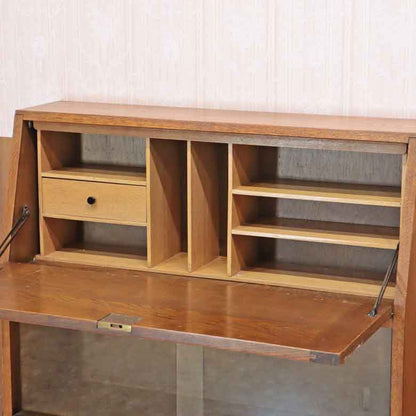 ブックビューロー  イギリス オーク 完成品 デスク ヴィンテージ