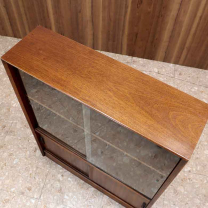 ガラスキャビネット ブックケース ヴィンテージ イギリス GIBBS