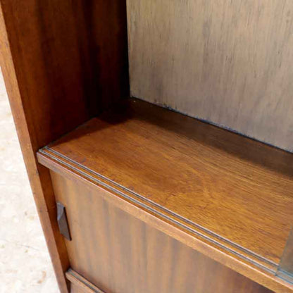 ガラスキャビネット ブックケース ヴィンテージ イギリス GIBBS