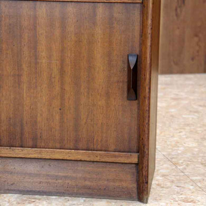 ガラスキャビネット ブックケース ヴィンテージ イギリス GIBBS