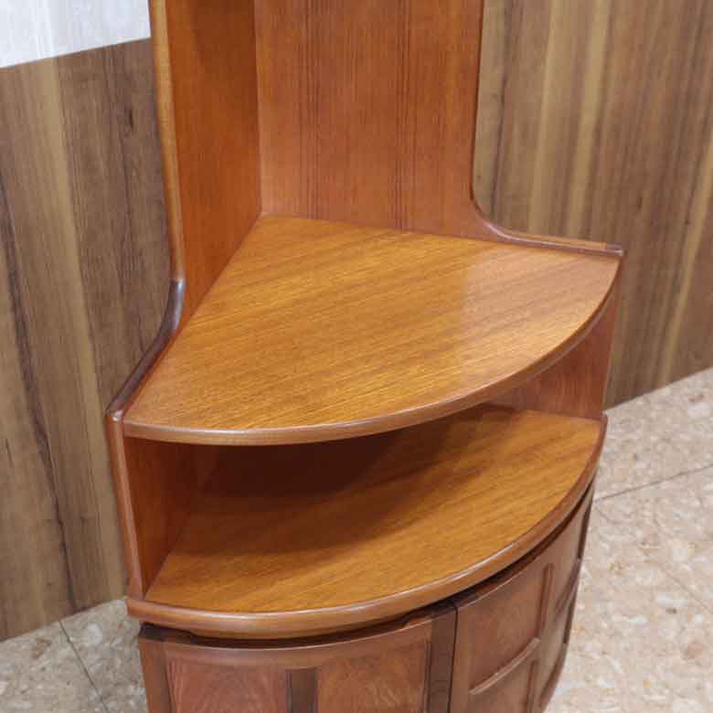 ユニットキャビネット ネイサン コーナーキャビネット イギリス チーク 完成品 NATHAN