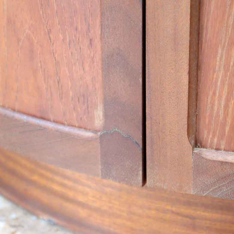 ユニットキャビネット ネイサン コーナーキャビネット イギリス チーク 完成品 NATHAN