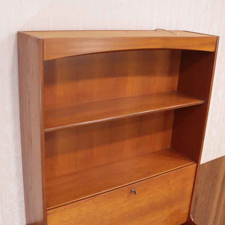 ユニットキャビネット ネイサン デスク イギリス チーク 完成品 NATHAN