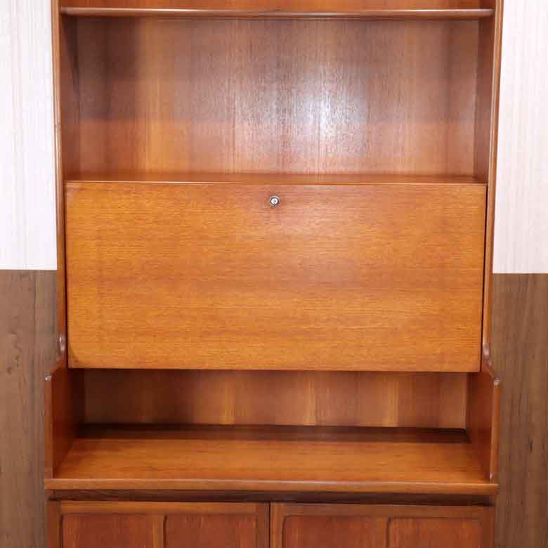 ユニットキャビネット ネイサン デスク イギリス チーク 完成品 NATHAN