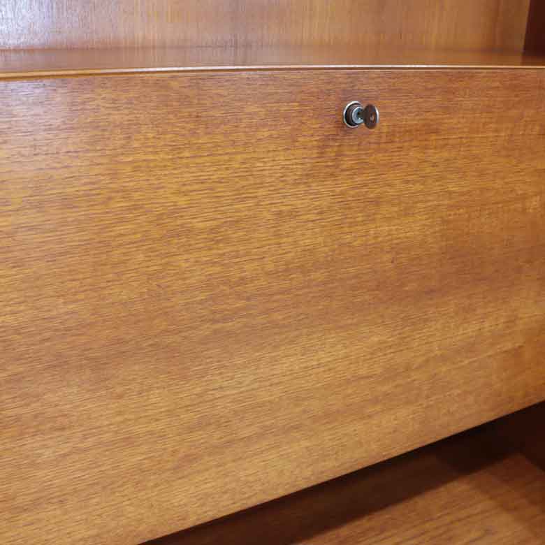 ユニットキャビネット ネイサン デスク イギリス チーク 完成品 NATHAN