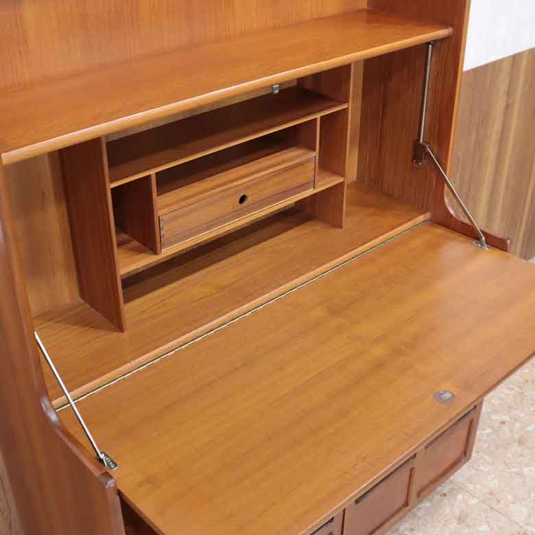 ユニットキャビネット ネイサン デスク イギリス チーク 完成品 NATHAN