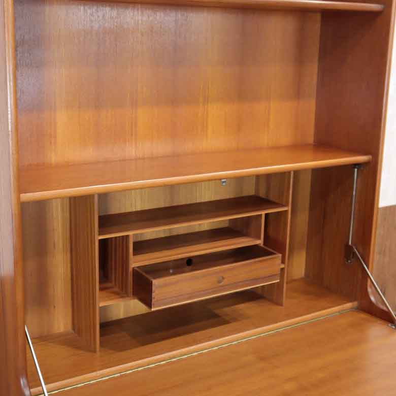 ユニットキャビネット ネイサン デスク イギリス チーク 完成品 NATHAN