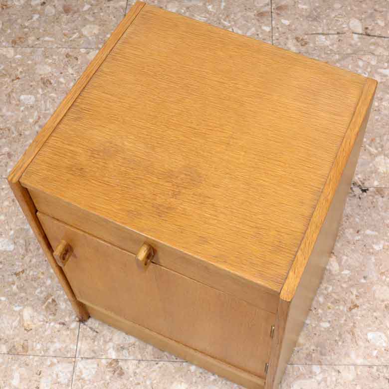 ナイトテーブル イギリス 完成品 チーク/オーク ヴィンテージ