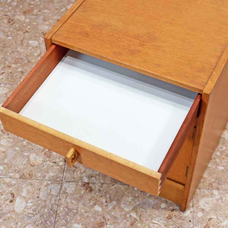 ナイトテーブル イギリス 完成品 チーク/オーク ヴィンテージ