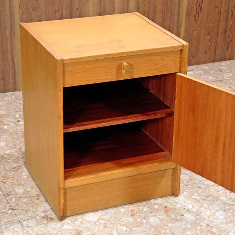 ナイトテーブル イギリス 完成品 チーク/オーク ヴィンテージ