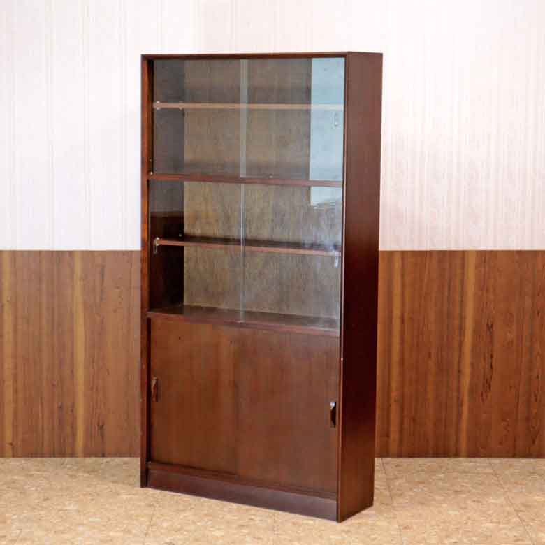 ハイキャビネット ブックケース ヴィンテージ イギリス GIBBS