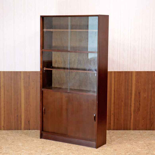 ハイキャビネット ブックケース ヴィンテージ イギリス GIBBS