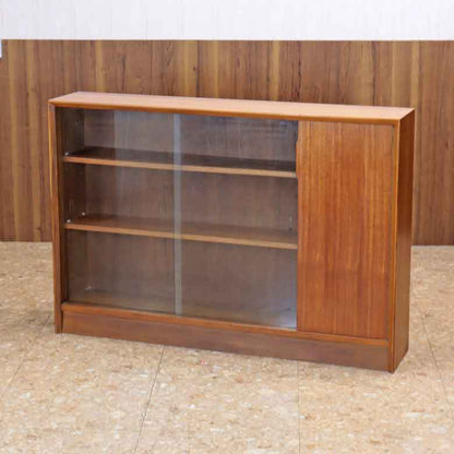 ガラスキャビネット ブックケース ヴィンテージ イギリス GIBBS