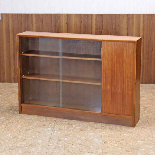 ガラスキャビネット ブックケース ヴィンテージ イギリス GIBBS