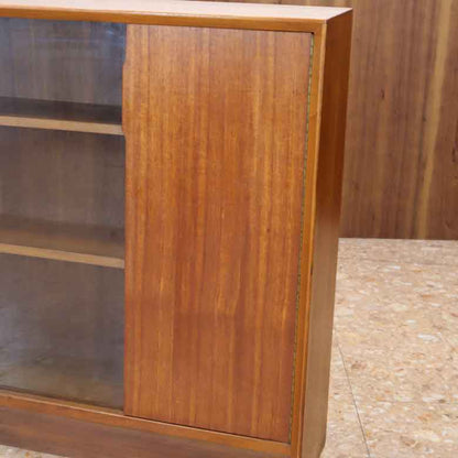 ガラスキャビネット ブックケース ヴィンテージ イギリス GIBBS