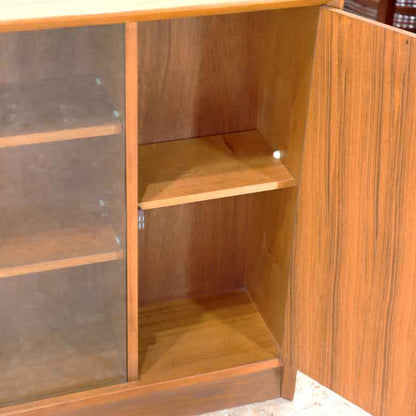 ガラスキャビネット ブックケース ヴィンテージ イギリス GIBBS