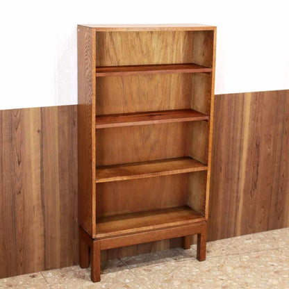 オープンブックケース 足つき 本棚 オーク ヴィンテージ 木製 レトロ ミッドセンチュリー 北欧