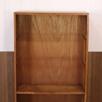 オープンブックケース 足つき 本棚 オーク ヴィンテージ 木製 レトロ ミッドセンチュリー 北欧