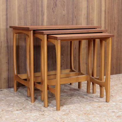 ネストテーブル 3Pセット チーク ヴィンテージ イギリス ミッドセンチュリー 北欧