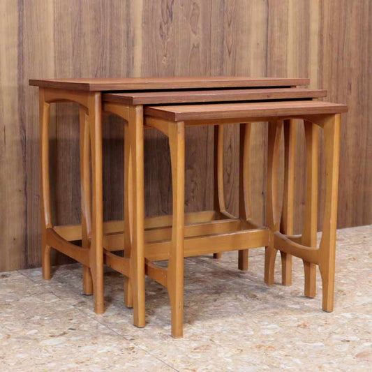 ネストテーブル 3Pセット チーク ヴィンテージ イギリス ミッドセンチュリー 北欧