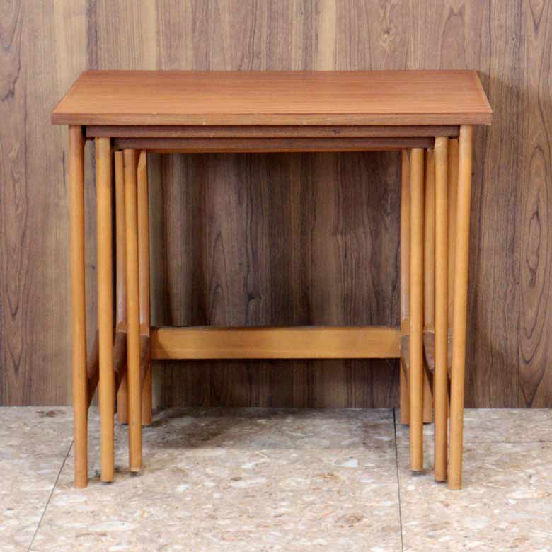 ネストテーブル 3Pセット チーク ヴィンテージ イギリス ミッドセンチュリー 北欧