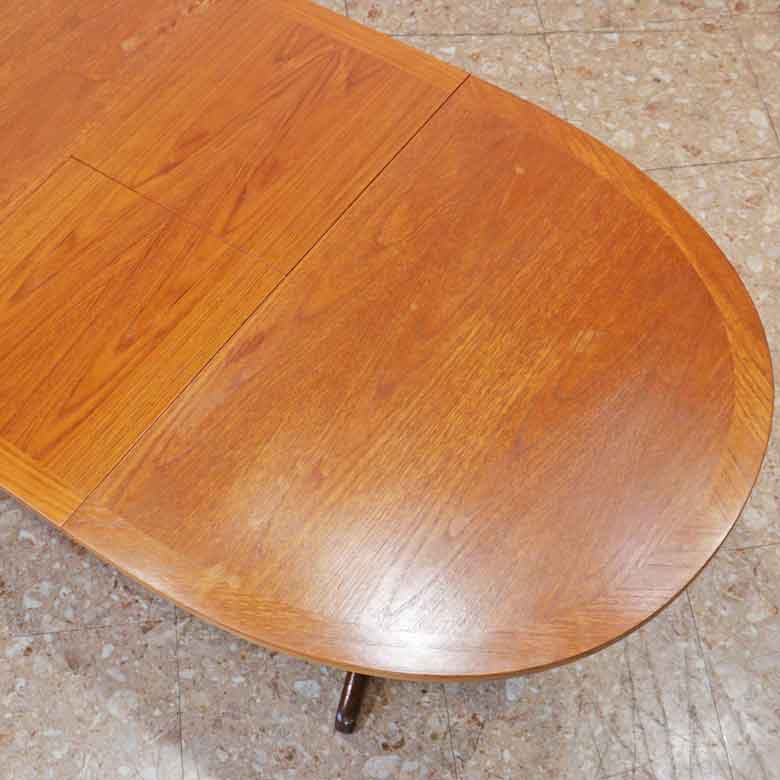 ダイニングテーブル ネイサン オーバル イギリス チーク 完成品 NATHAN