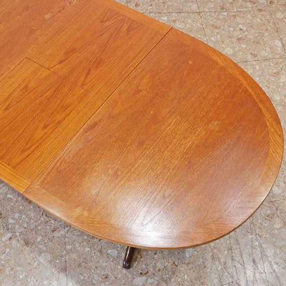 ダイニングテーブル ネイサン オーバル イギリス チーク 完成品 NATHAN