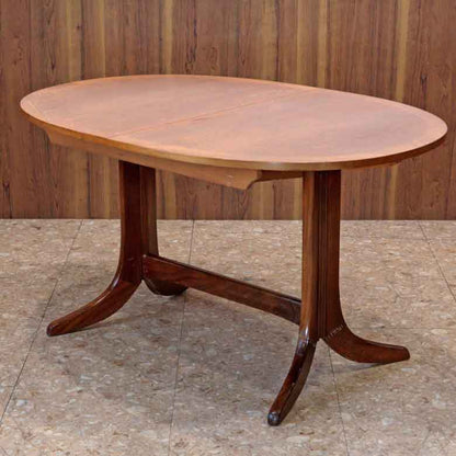 ダイニングテーブル ネイサン オーバル イギリス チーク 完成品 NATHAN