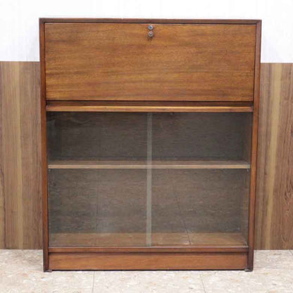 ドロップフロントキャビネット Herbert E. Gibbs ブックケース ヴィンテージ イギリス