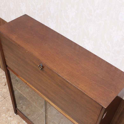 ドロップフロントキャビネット Herbert E. Gibbs ブックケース ヴィンテージ イギリス