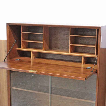 ドロップフロントキャビネット Herbert E. Gibbs ブックケース ヴィンテージ イギリス