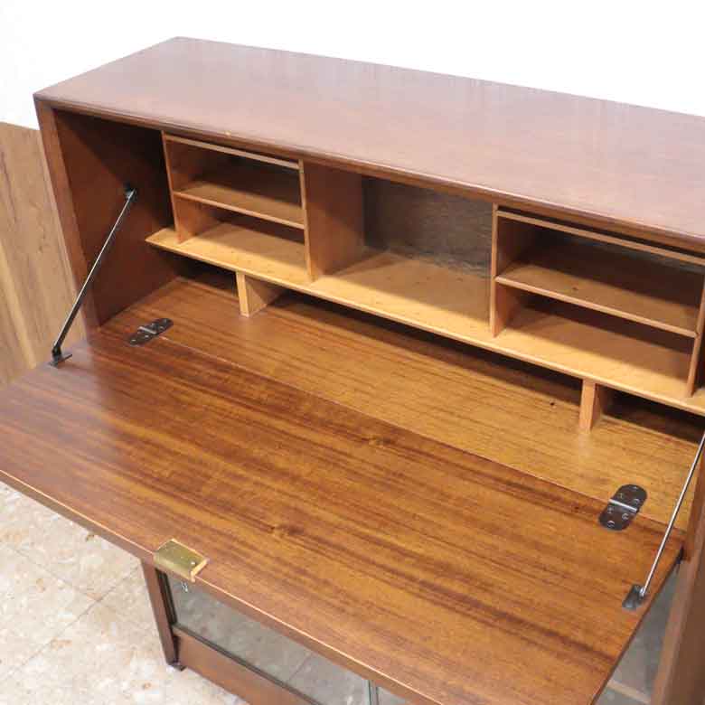 ドロップフロントキャビネット Herbert E. Gibbs ブックケース ヴィンテージ イギリス