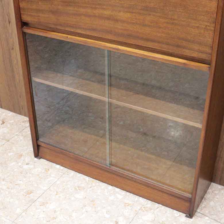 ドロップフロントキャビネット Herbert E. Gibbs ブックケース ヴィンテージ イギリス