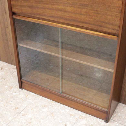 ドロップフロントキャビネット Herbert E. Gibbs ブックケース ヴィンテージ イギリス