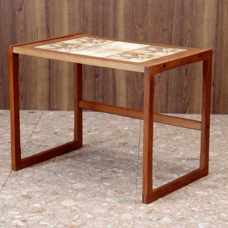 ネストテーブル 3Pセット チーク ヴィンテージ デンマーク ミッド