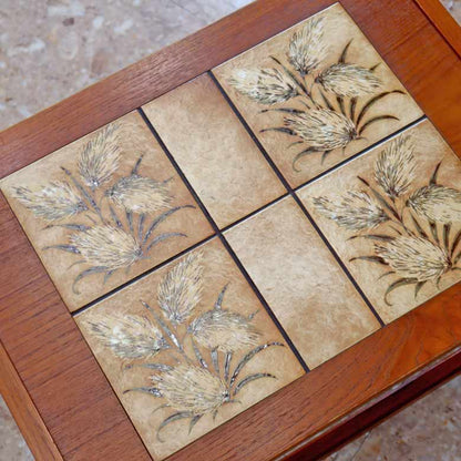 ネストテーブル 3Pセット チーク ヴィンテージ デンマーク ミッドセンチュリー 北欧