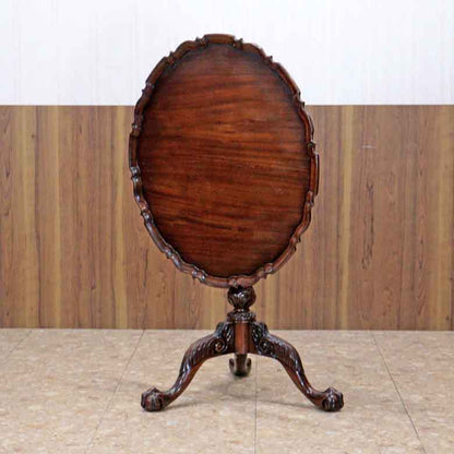 ティルトトップテーブル ヴィンテージ イギリス ラウンドテーブル オケージョナルテーブル