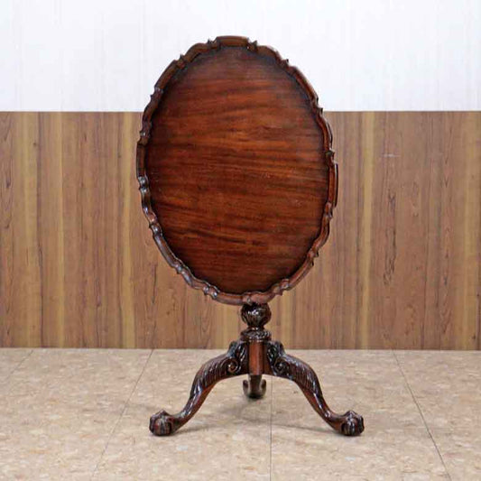 ティルトトップテーブル ヴィンテージ イギリス ラウンドテーブル オケージョナルテーブル